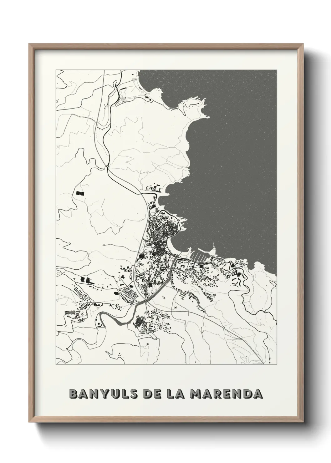 Un poster carteBanyuls de la Marenda