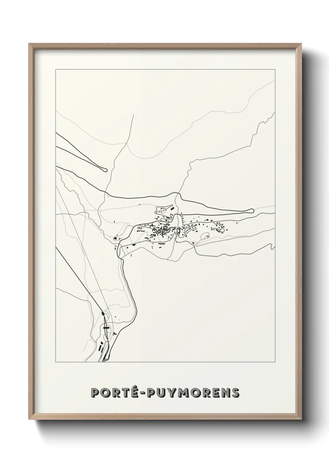 Un poster cartePorté-Puymorens