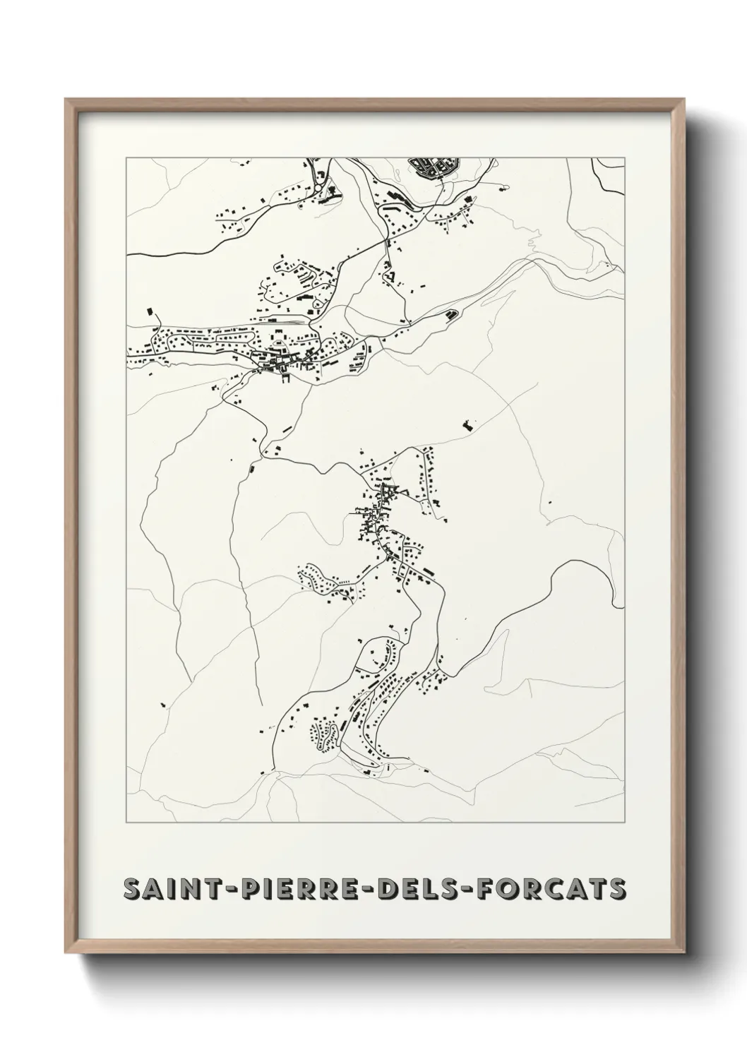 Un poster carteSaint-Pierre-dels-Forcats