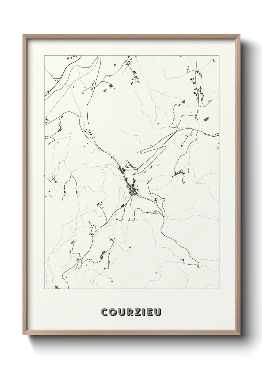 Un poster carteCourzieu