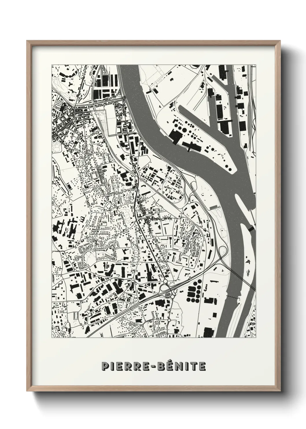 Un poster cartePierre-Bénite