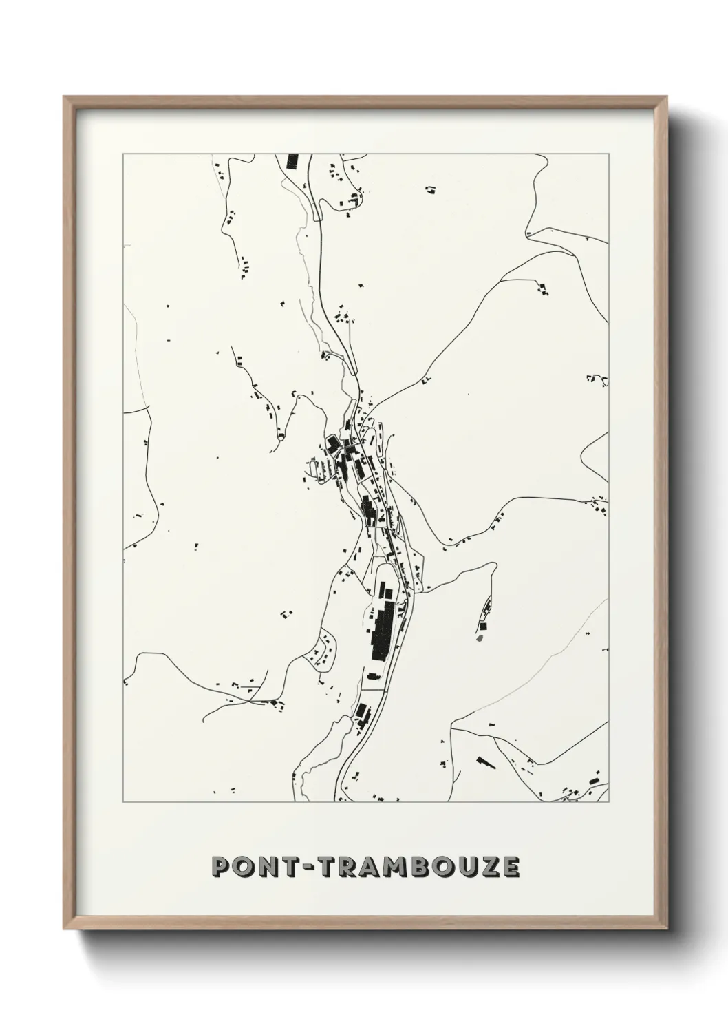 Un poster cartePont-Trambouze