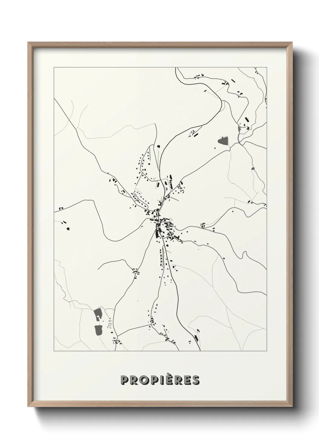 Un poster cartePropières