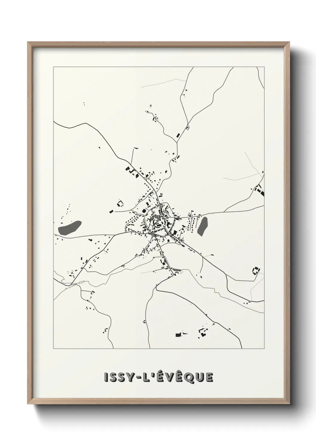 Un poster carteIssy-l'Évêque