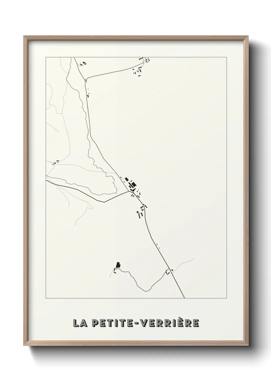 Un poster carteLa Petite-Verrière