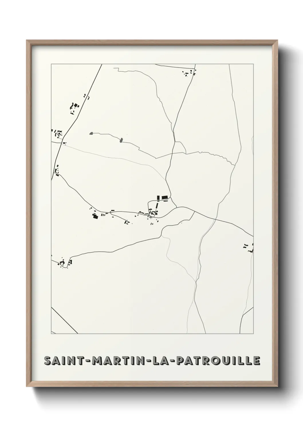 Un poster carteSaint-Martin-la-Patrouille