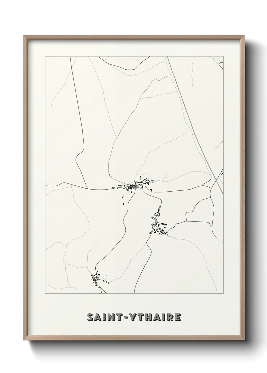 Un poster carteSaint-Ythaire