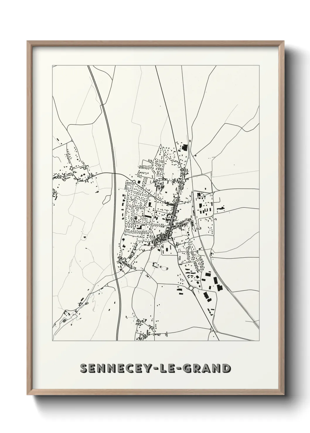 Un poster carteSennecey-le-Grand