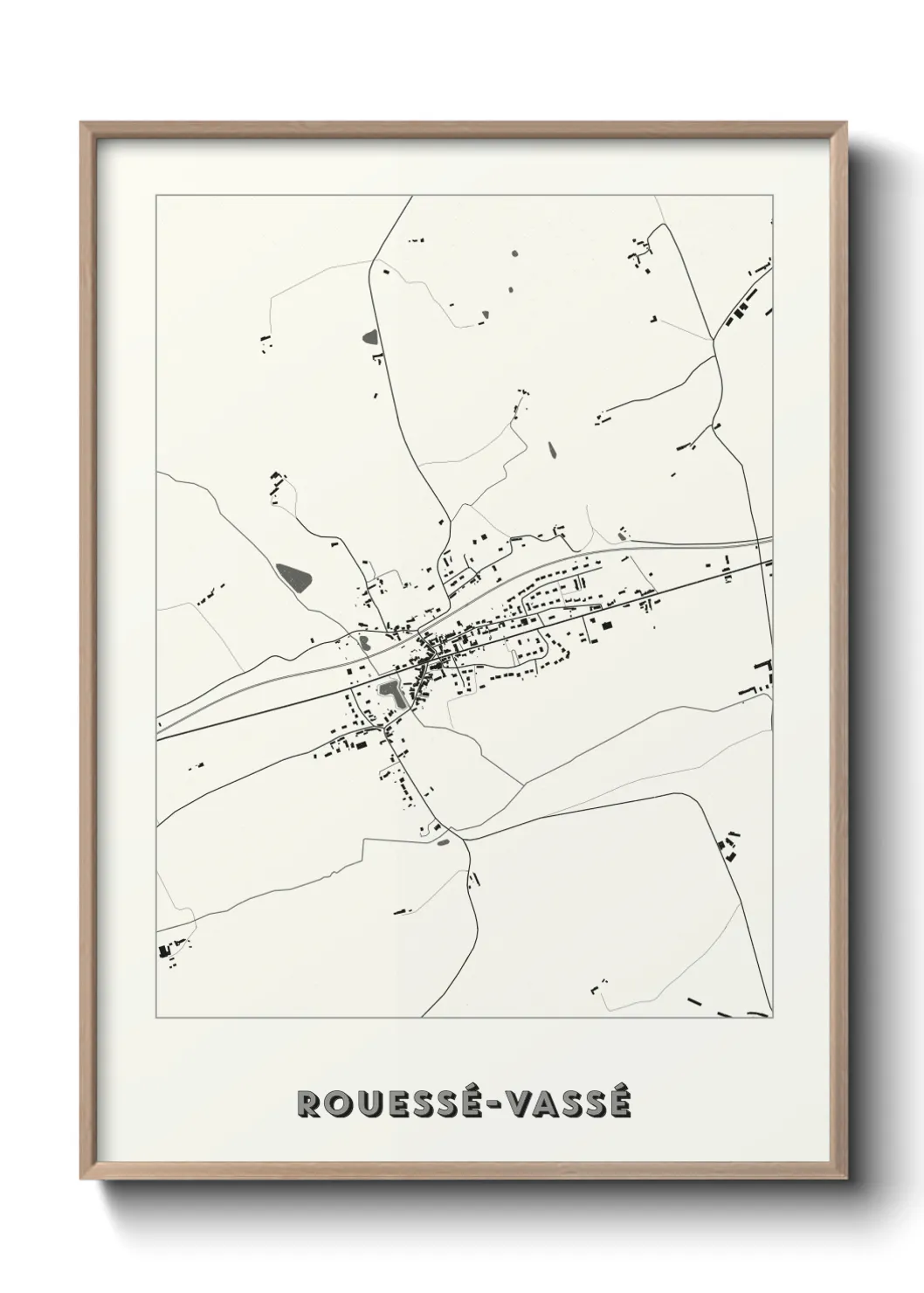 Un poster carteRouessé-Vassé