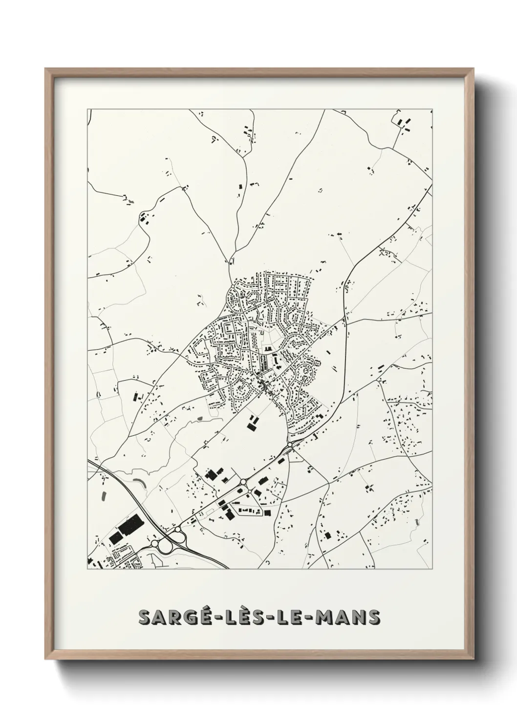 Un poster carteSargé-lès-le-Mans