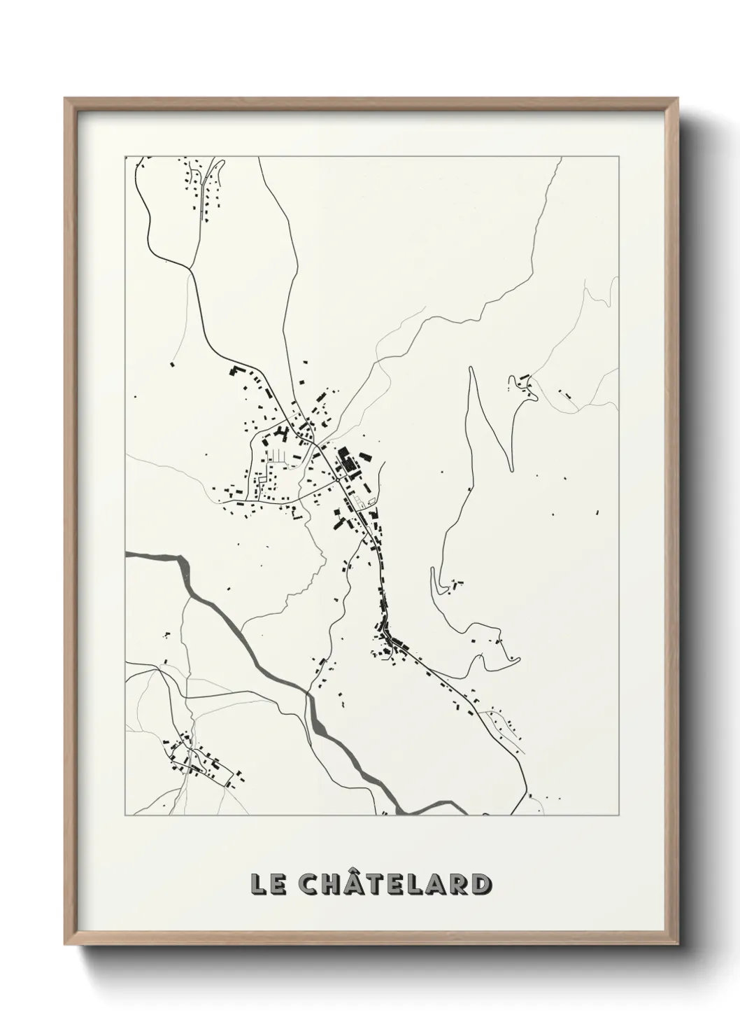 Un poster carteLe Châtelard