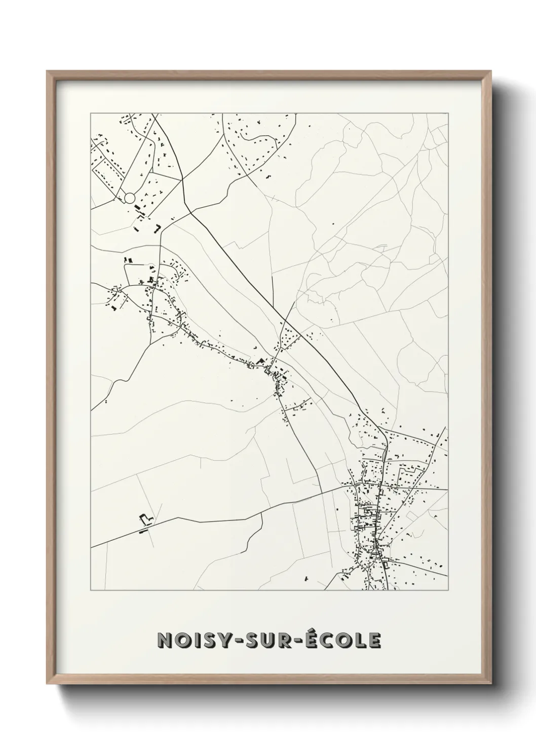Un poster carteNoisy-sur-École
