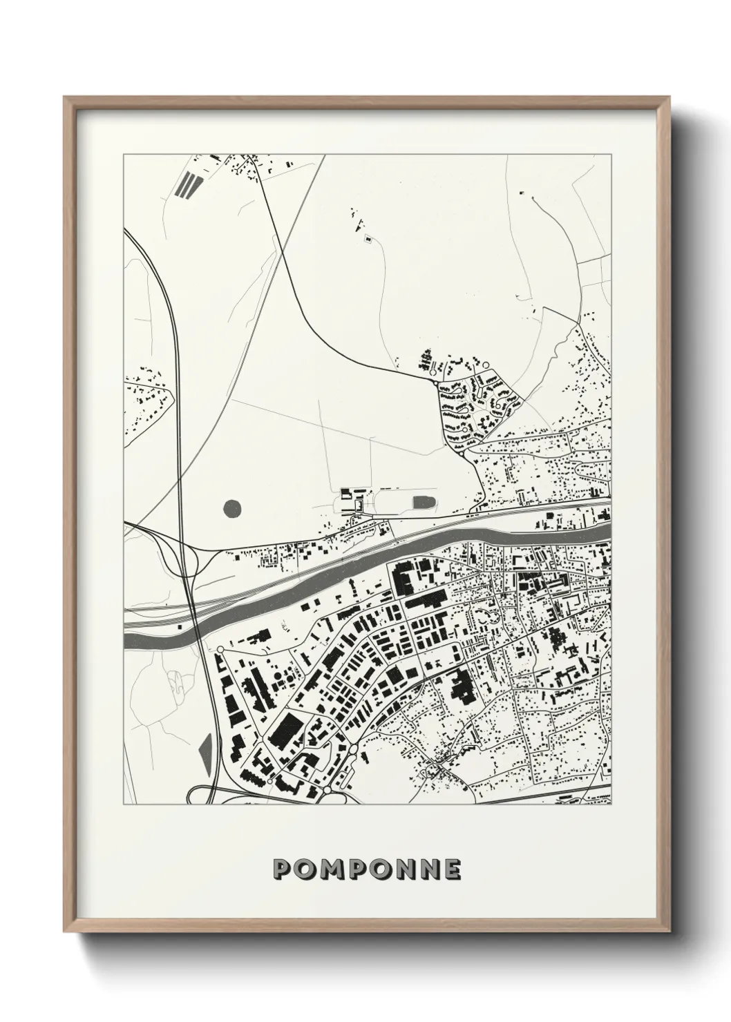 Un poster cartePomponne