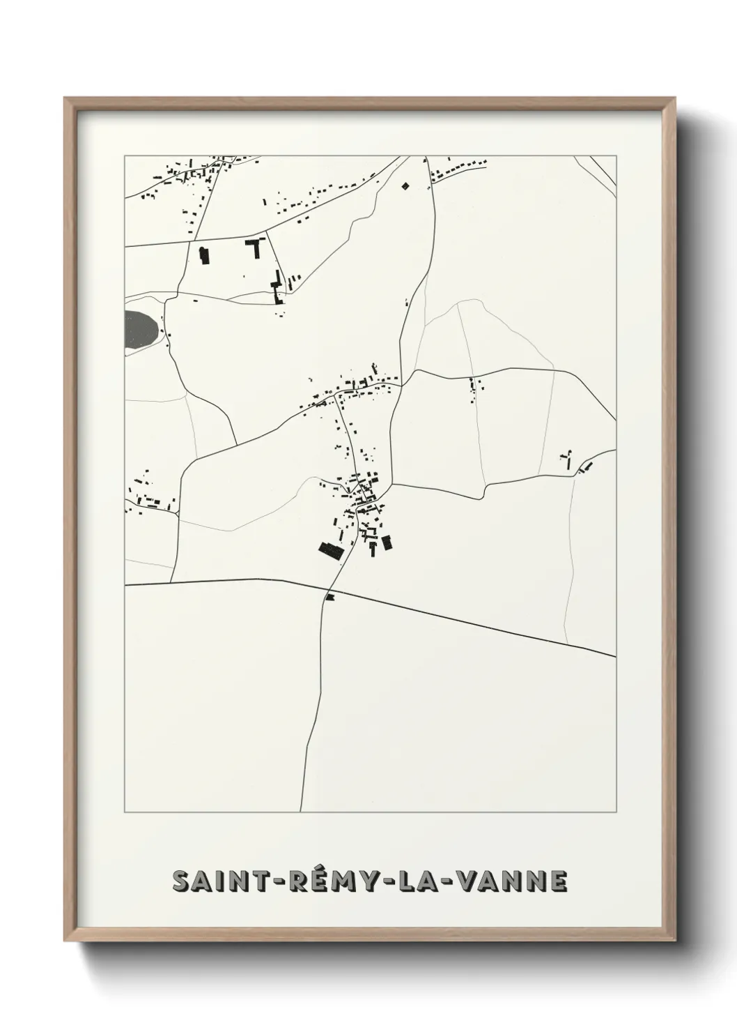 Un poster carteSaint-Rémy-la-Vanne
