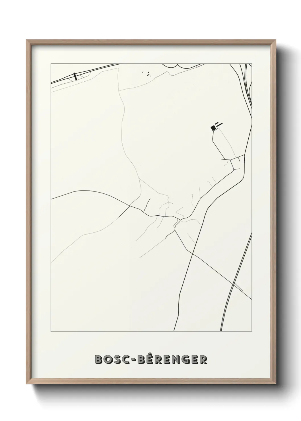 Un poster carteBosc-Bérenger