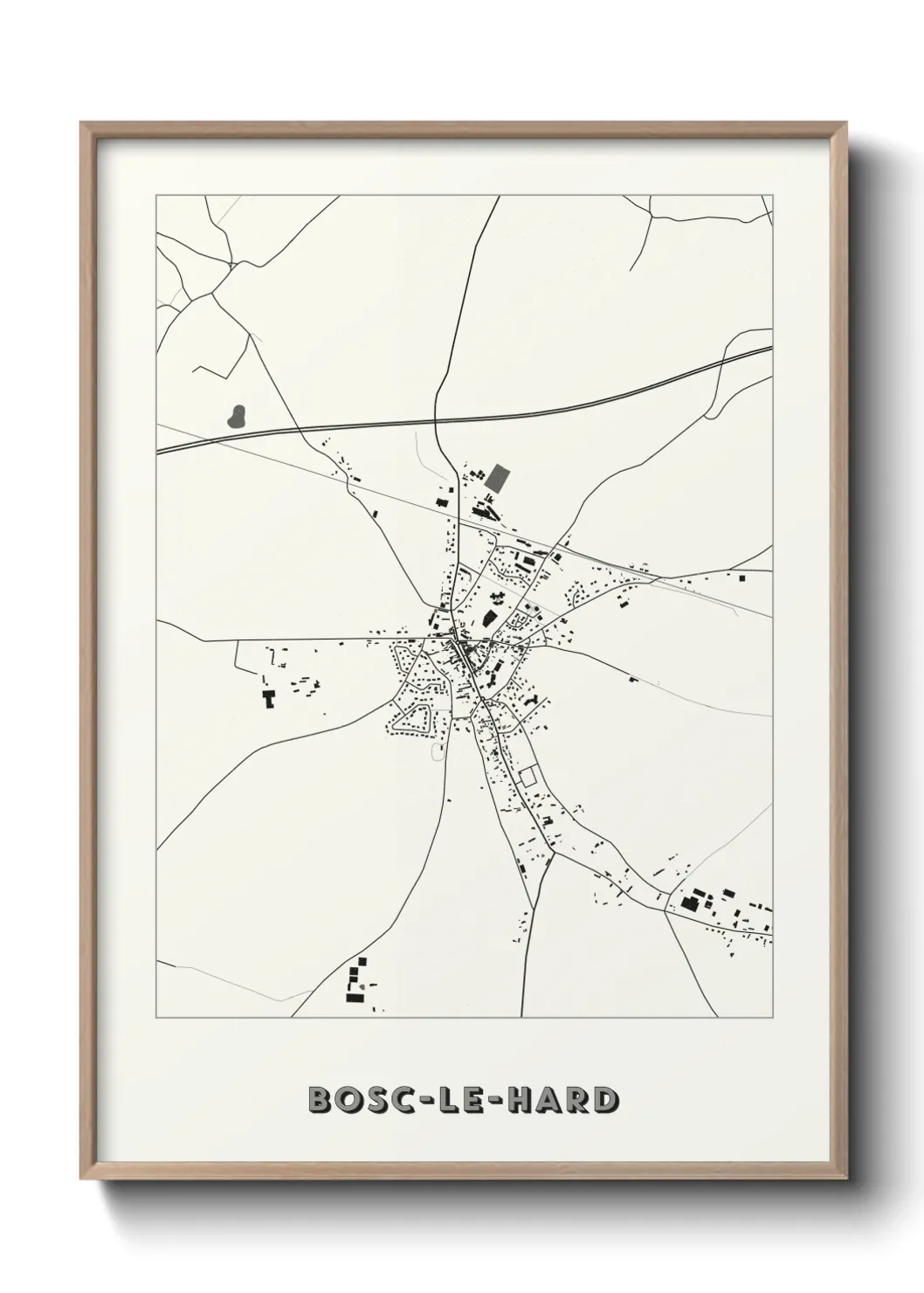 Un poster carteBosc-le-Hard