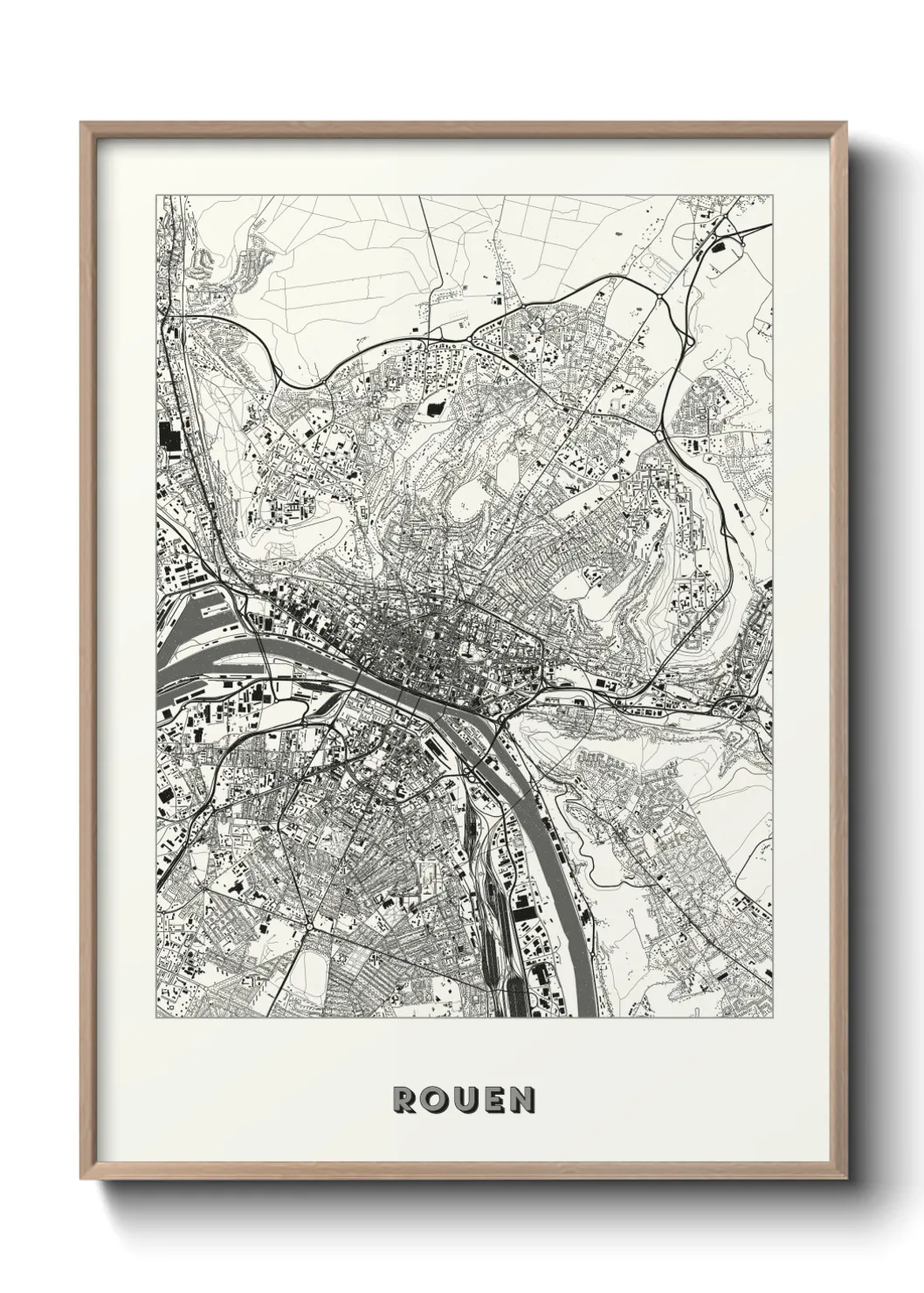 Un poster carteRouen