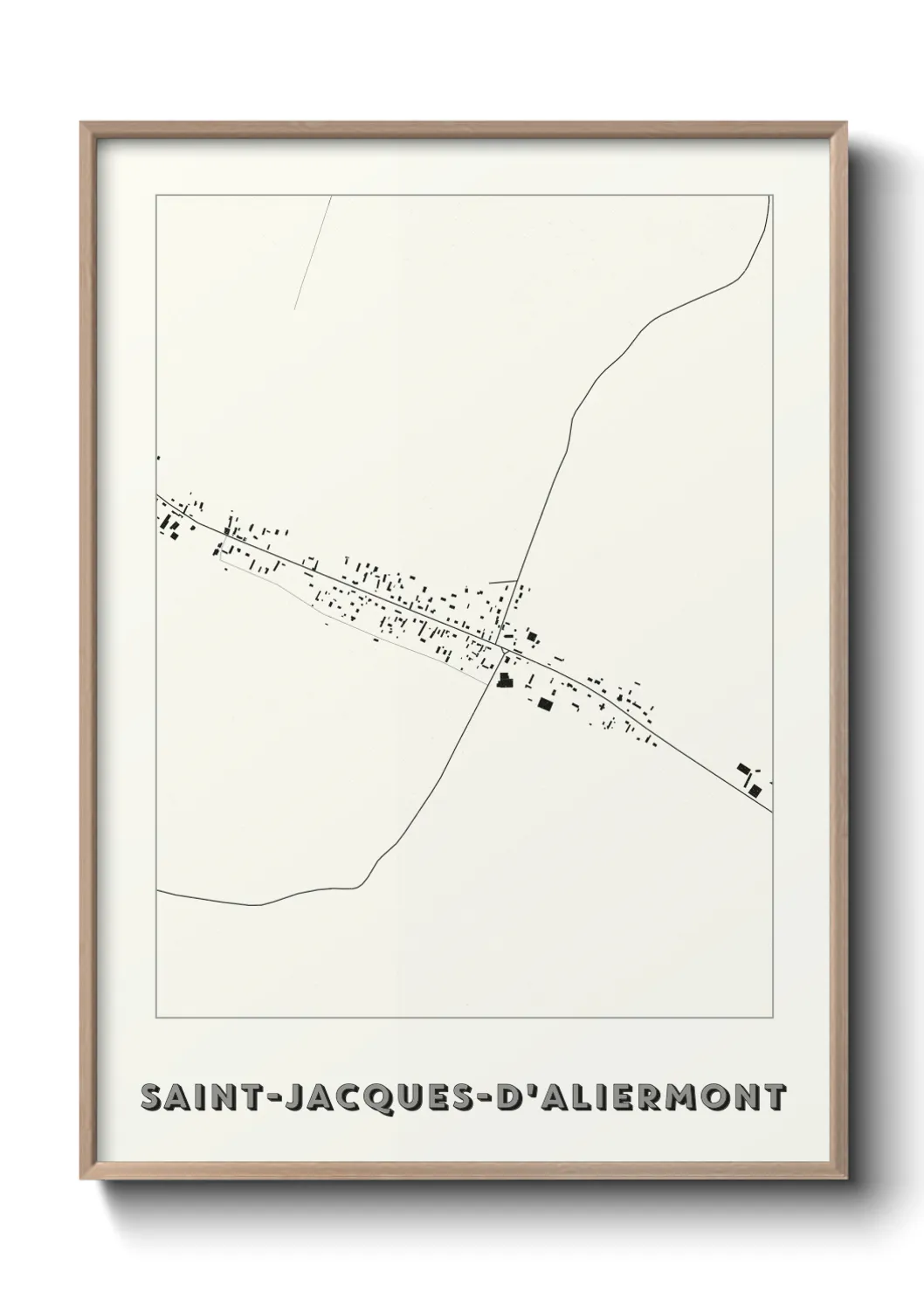 Un poster carteSaint-Jacques-d'Aliermont