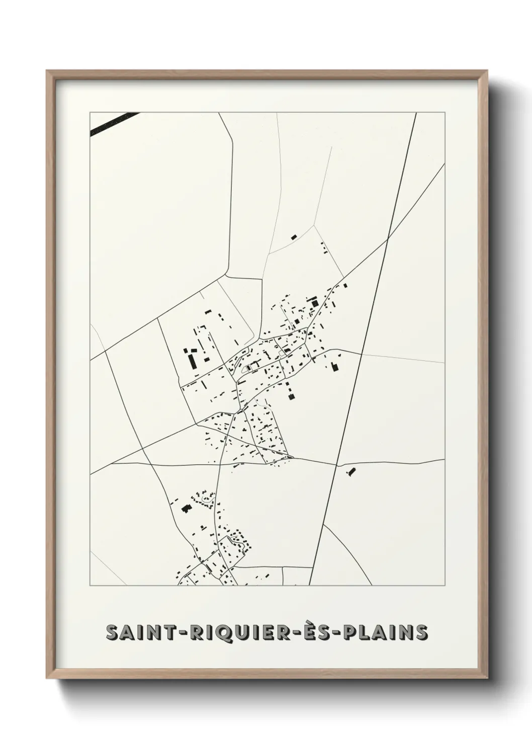 Un poster carteSaint-Riquier-ès-Plains