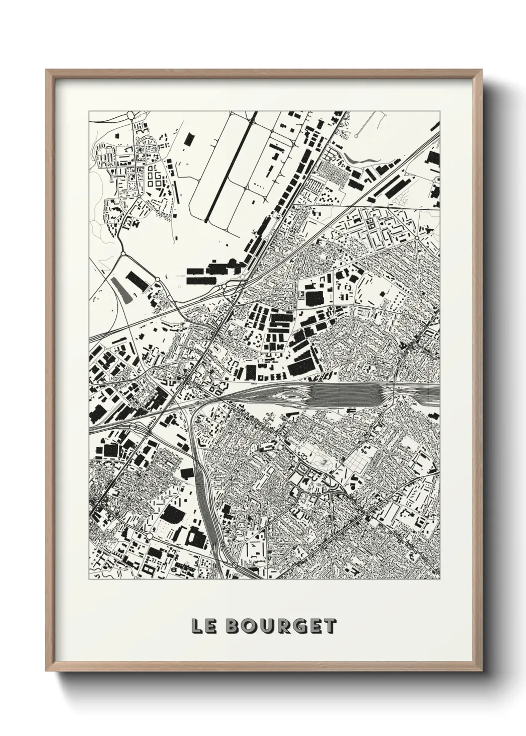 Un poster carteLe Bourget