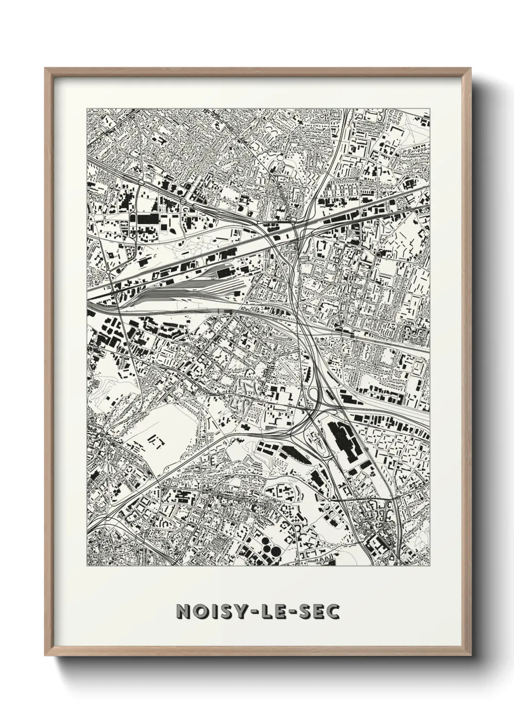 Un poster carteNoisy-le-Sec