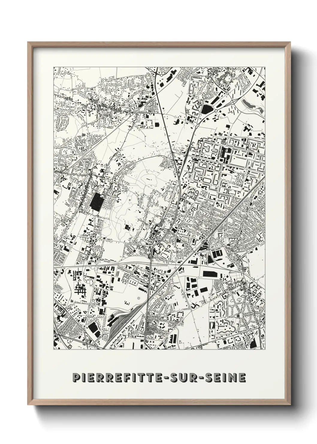 Un poster cartePierrefitte-sur-Seine