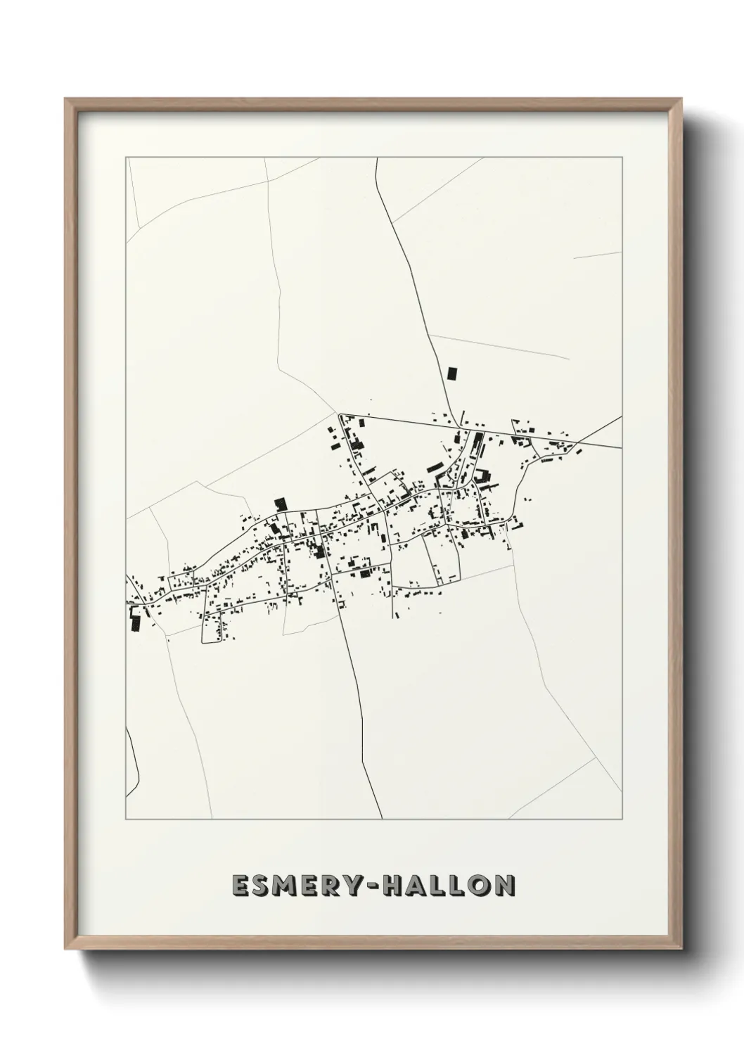Un poster carteEsmery-Hallon