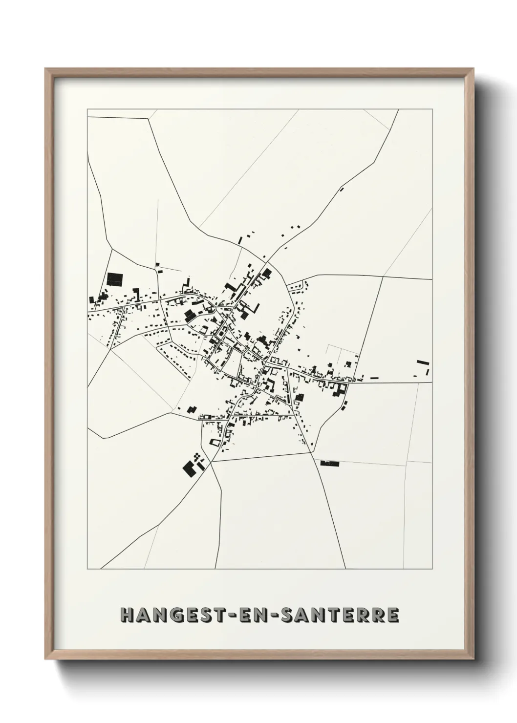 Un poster carteHangest-en-Santerre