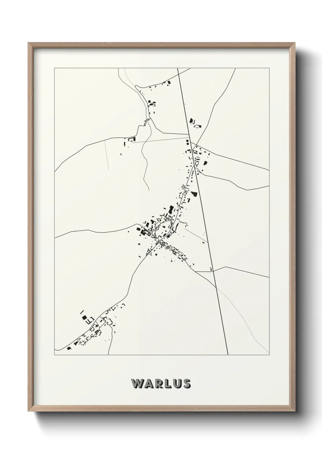 Une affiche de carte sur Warlus