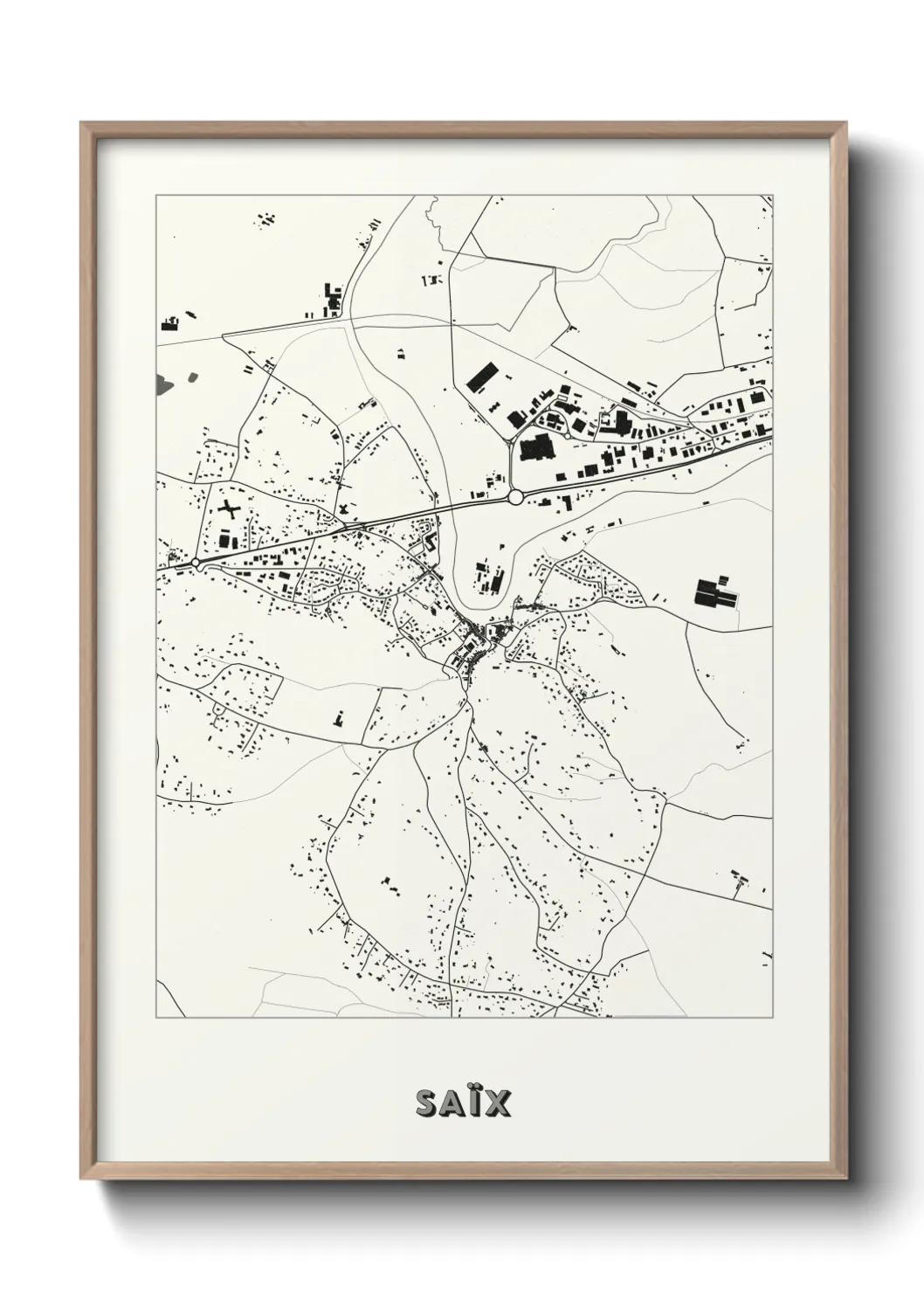 Une affiche de carte sur Saïx