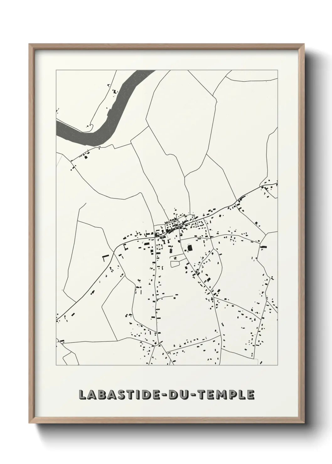 Un poster carteLabastide-du-Temple