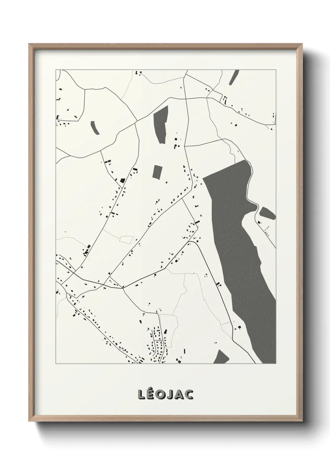 Un poster carteLéojac