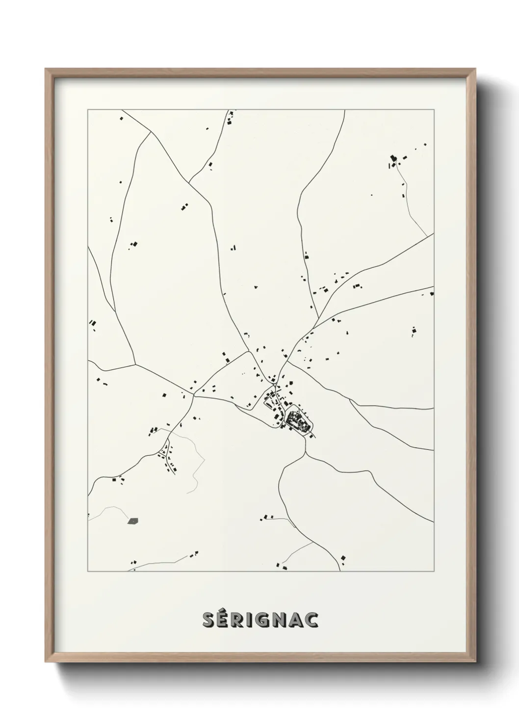 Un poster carteSérignac