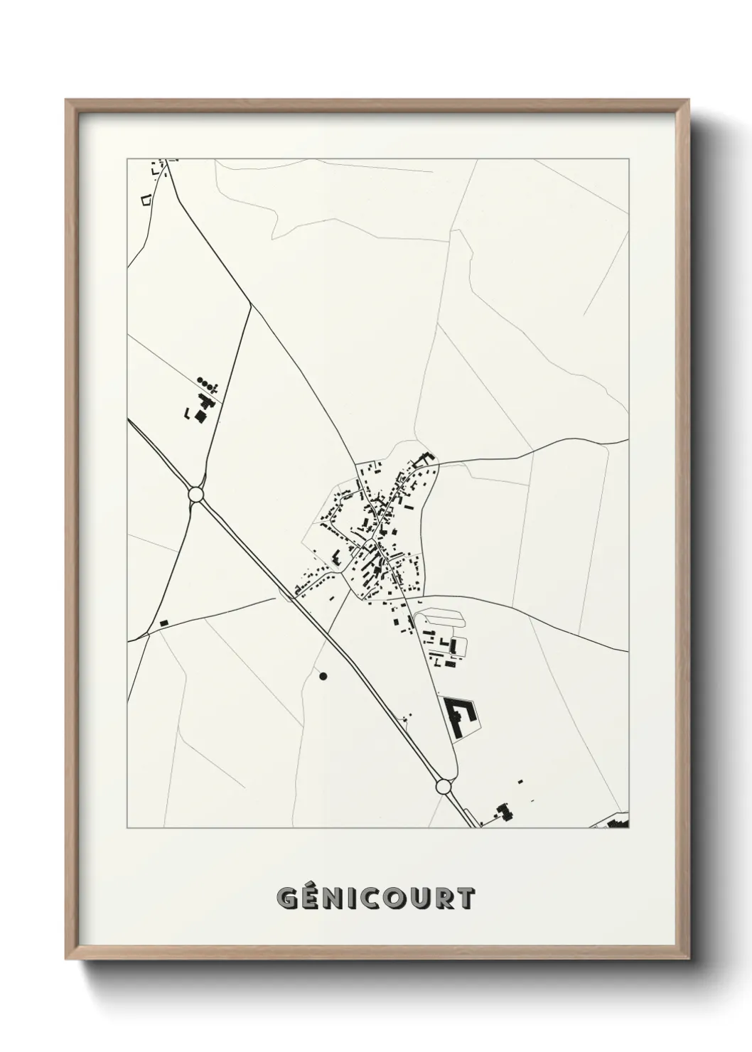 Un poster carteGénicourt