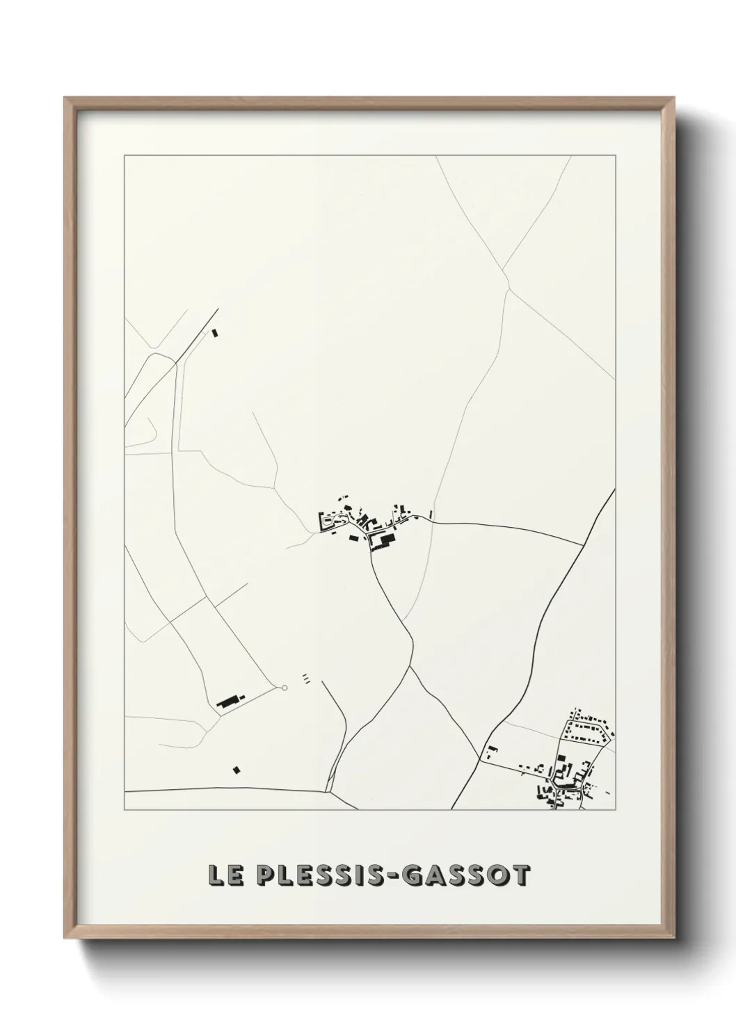 Un poster carteLe Plessis-Gassot