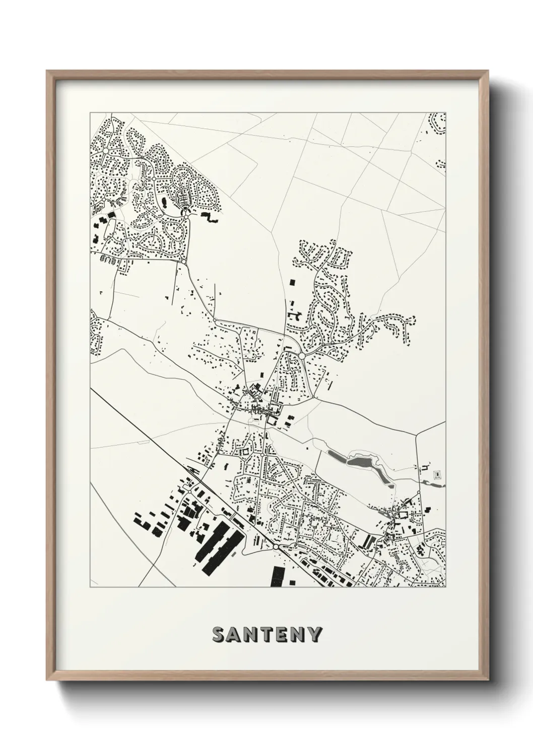 Un poster carteSanteny