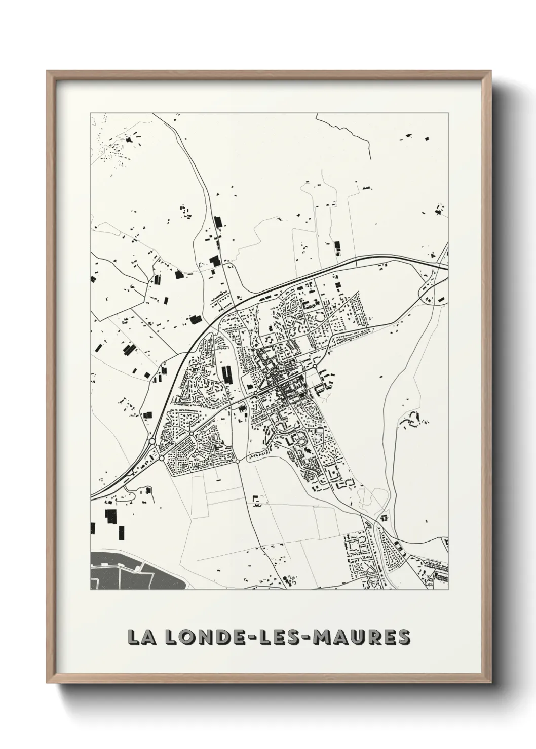 Un poster carteLa Londe-les-Maures