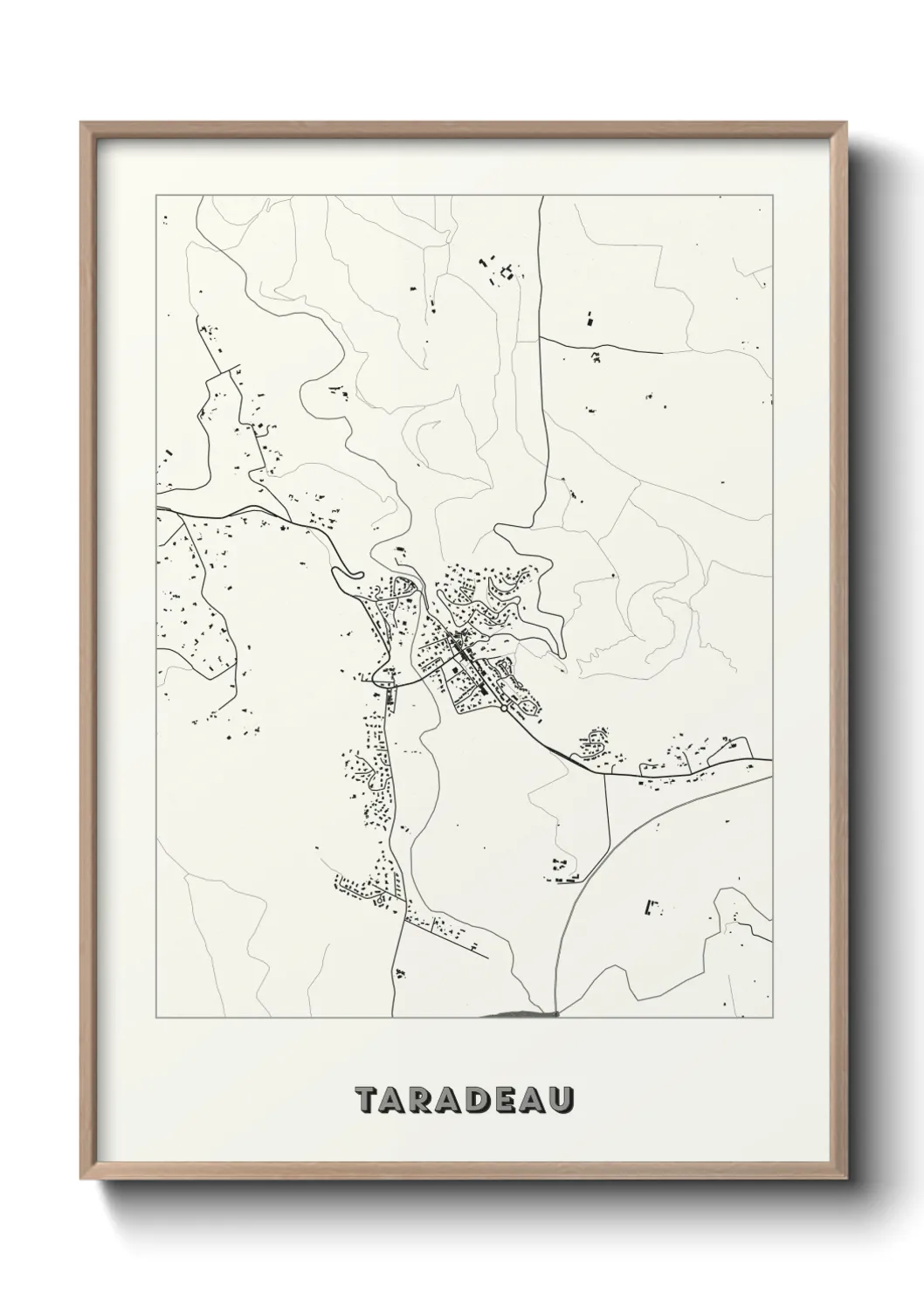 Un poster carteTaradeau