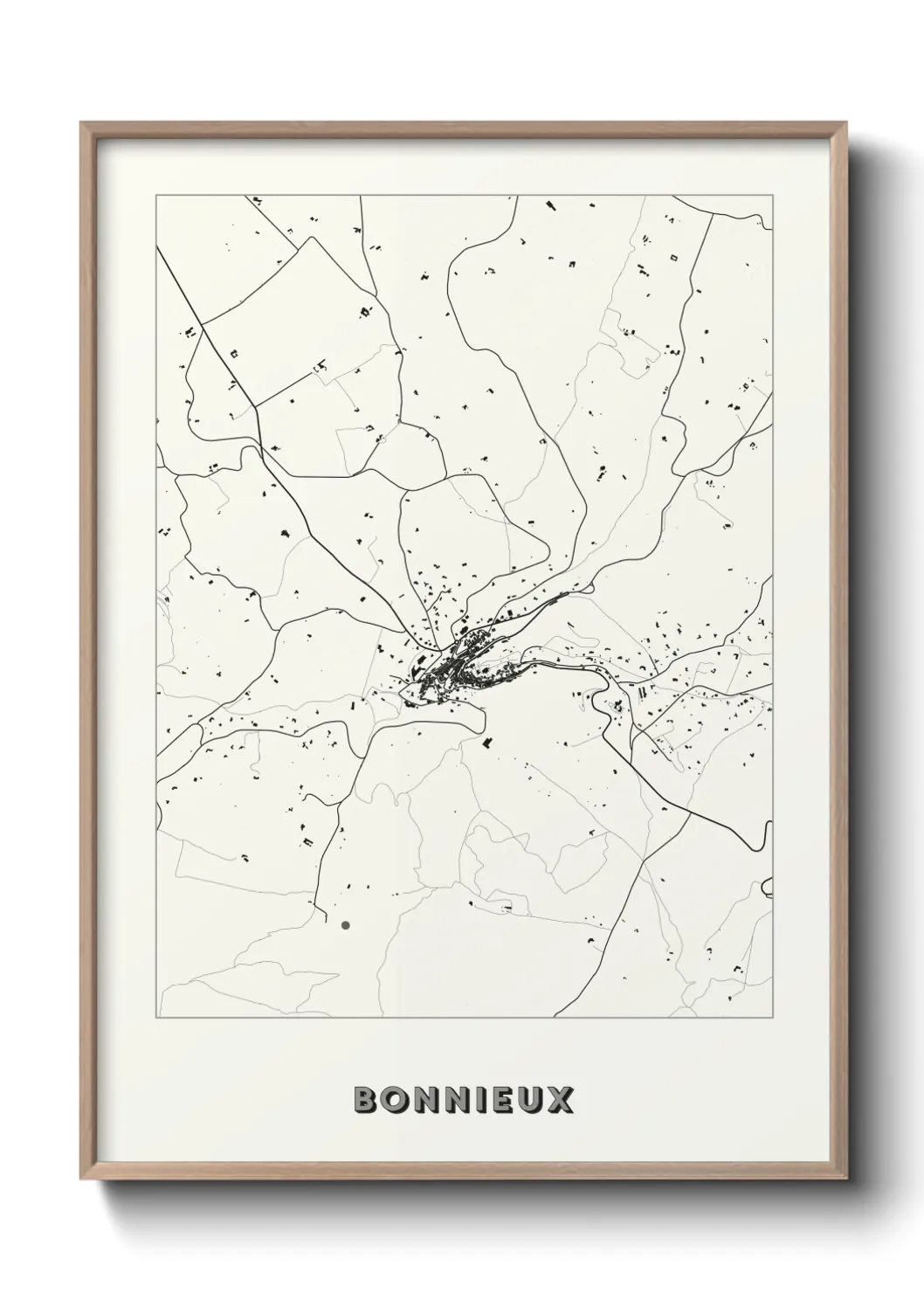 Un poster carteBonnieux