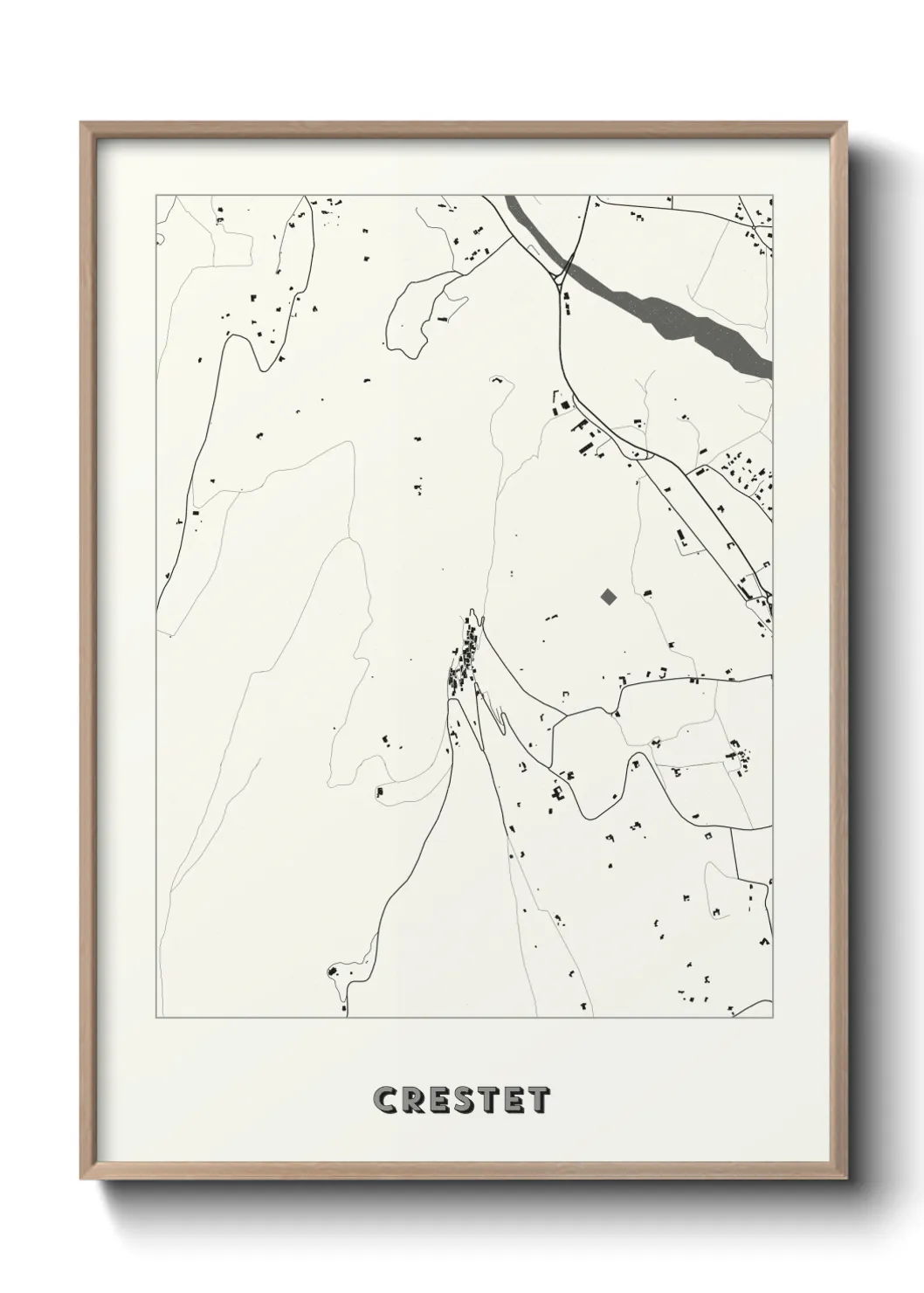 Un poster carteCrestet