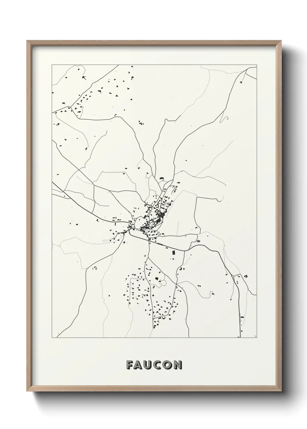 Une affiche de carte sur Faucon
