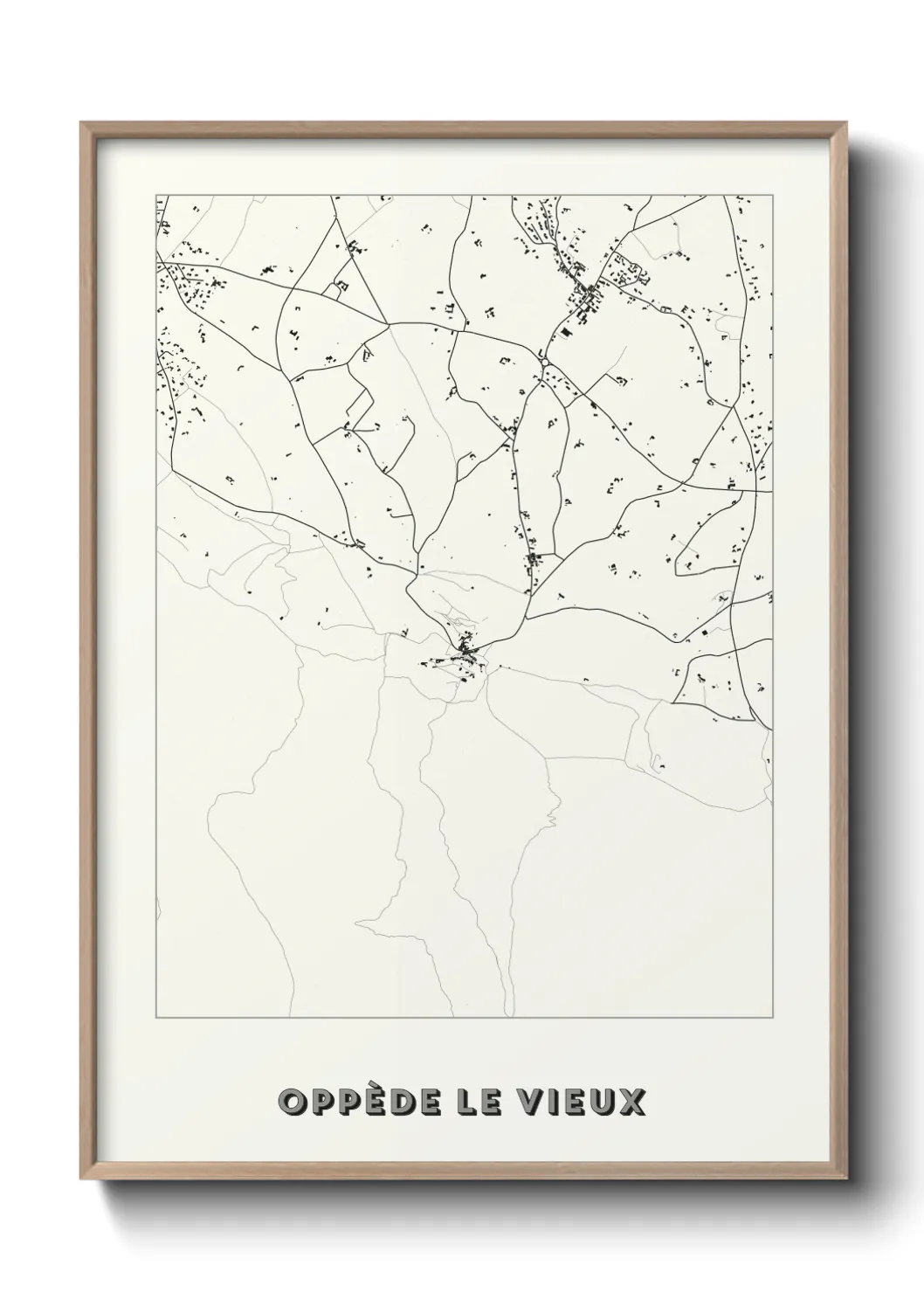 Un poster carteOppède le Vieux