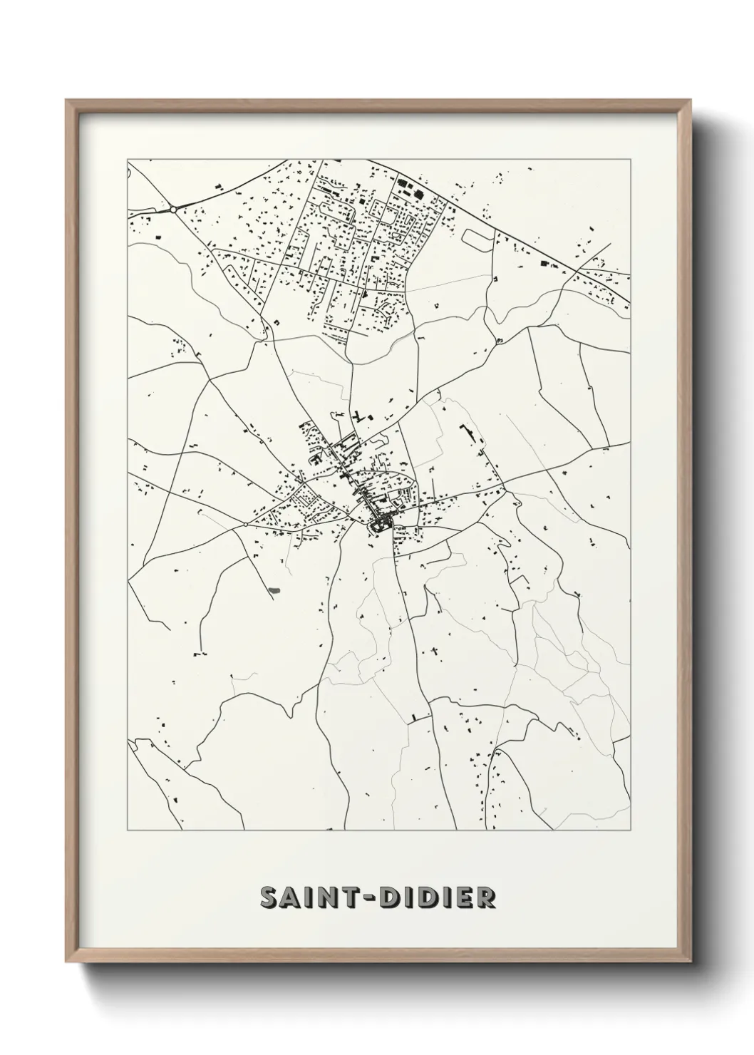 Un poster carteSaint-Didier