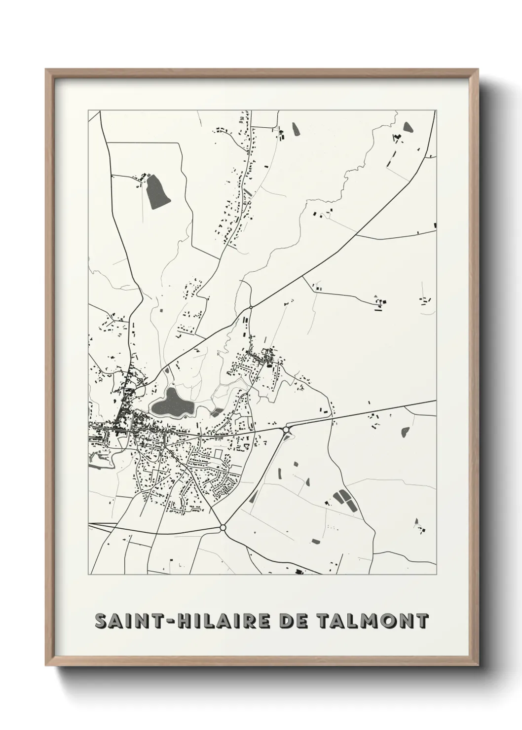 Un poster carteSaint-Hilaire de Talmont