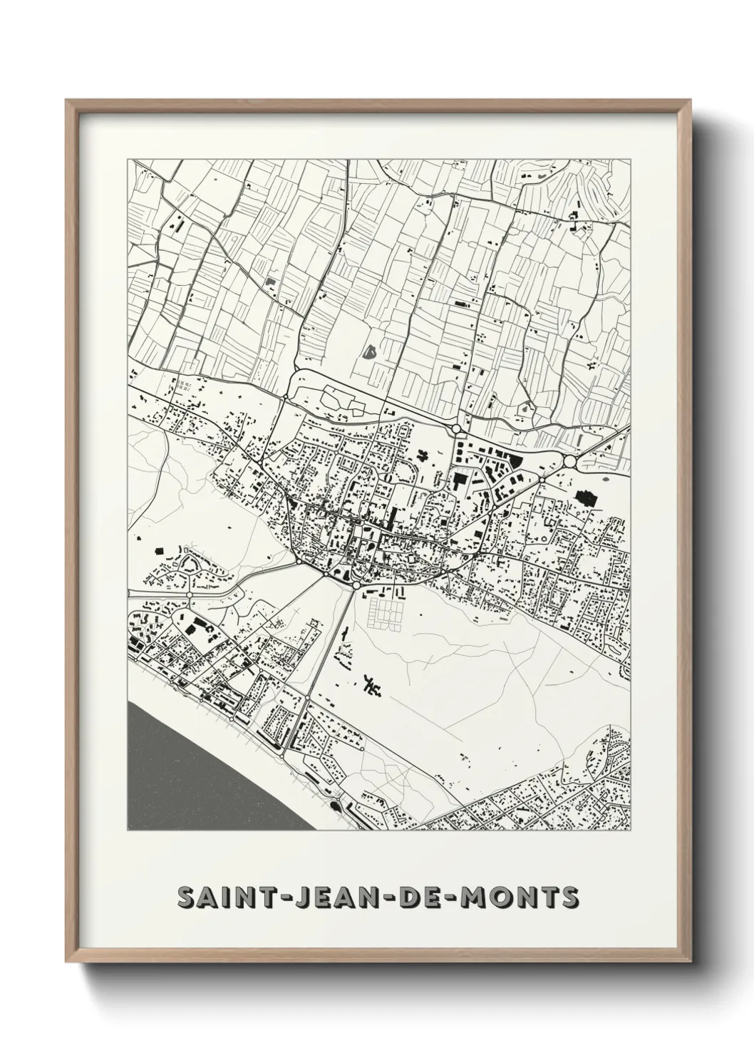 Un poster carteSaint-Jean-de-Monts