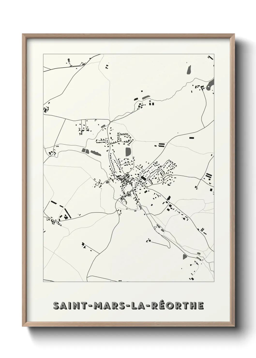 Un poster carteSaint-Mars-la-Réorthe