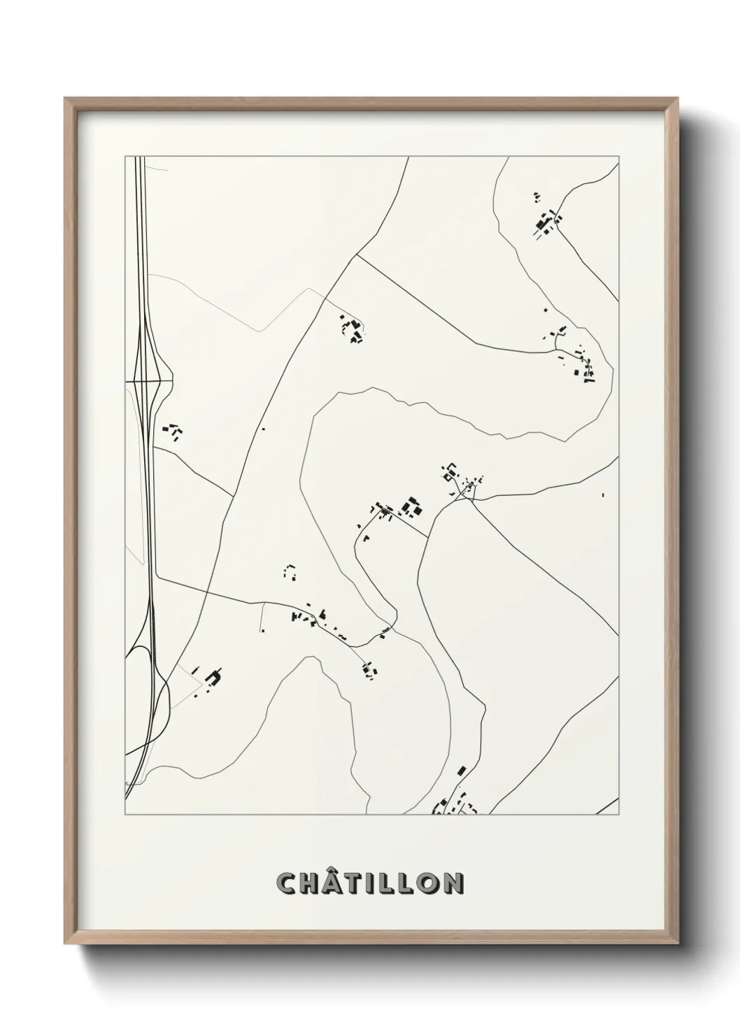 Un poster carteChâtillon