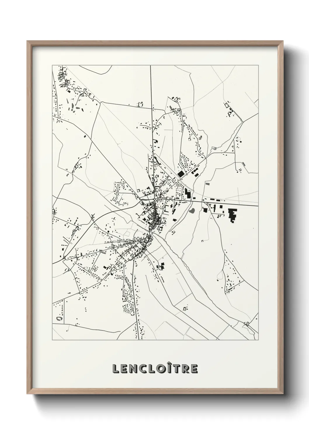 Un poster carteLencloître