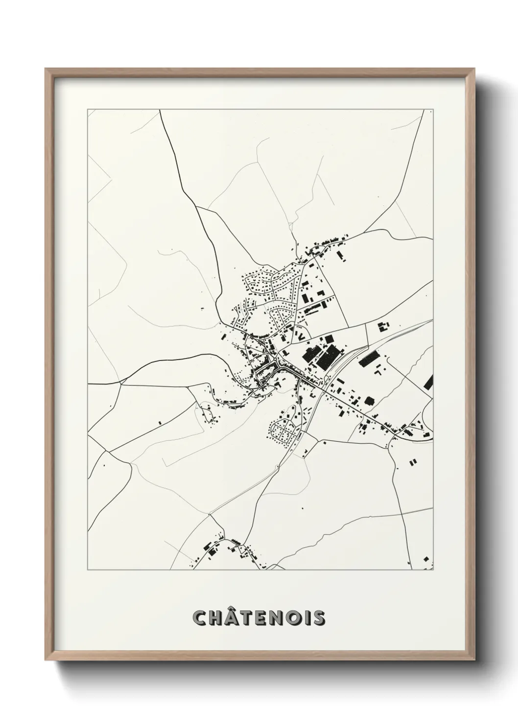 Un poster carteChâtenois