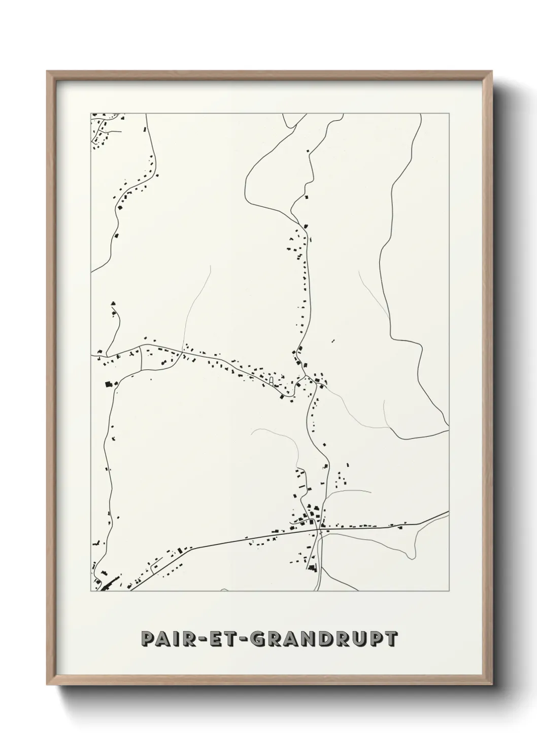 Un poster cartePair-et-Grandrupt